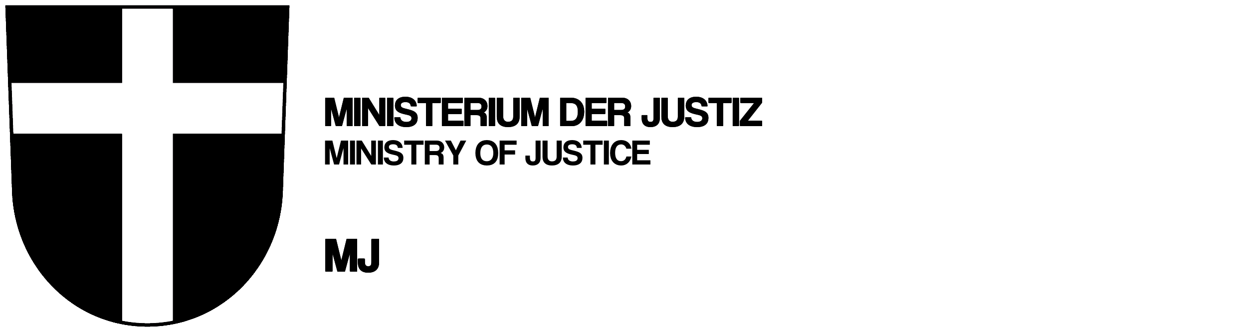 Logo Ministerium der Justiz